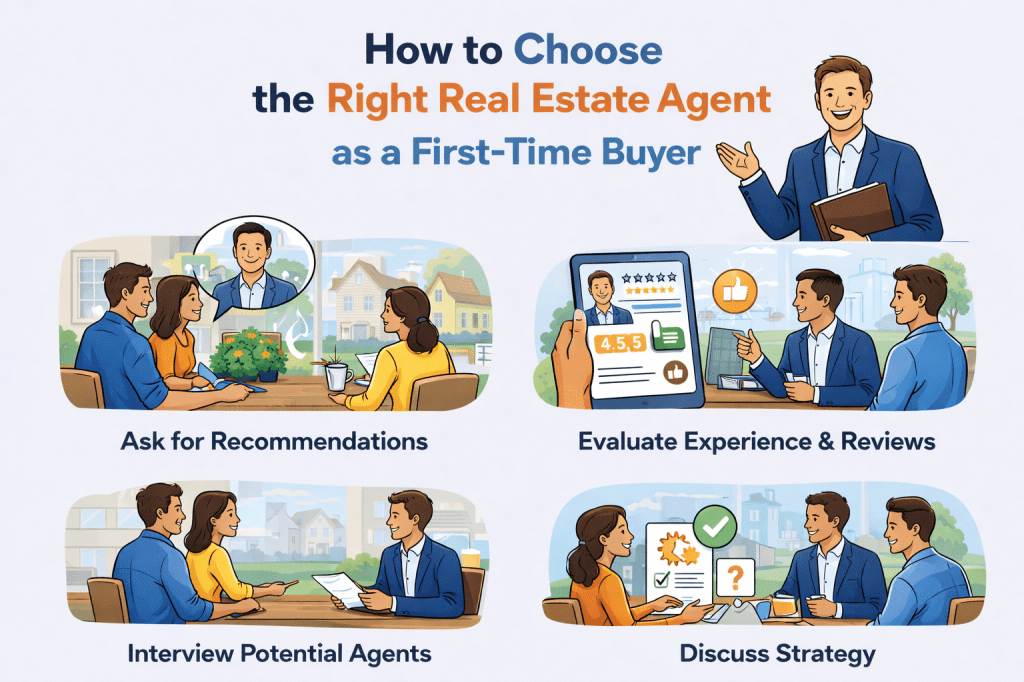 How to Choose the Right Real Estate Agent as a First-Time&nbsp;Buyer