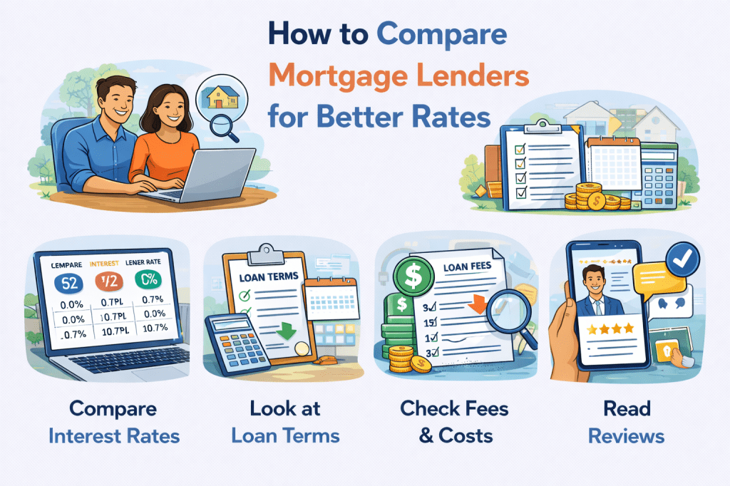 How to Compare Mortgage Lenders for Better&nbsp;Rates